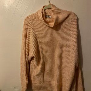 Peach Turtleneck sweater